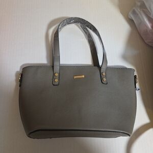 Elegant Gray Handbag